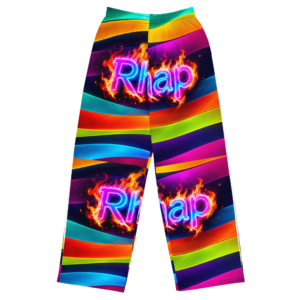 All-over print unisex wide-leg pants